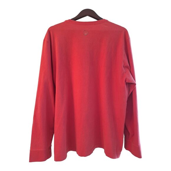 Life is Good Patriotic Long Sleeve Cotton Tee Men's XXL t-shirt Red made in Peru - Picture 5 of 10